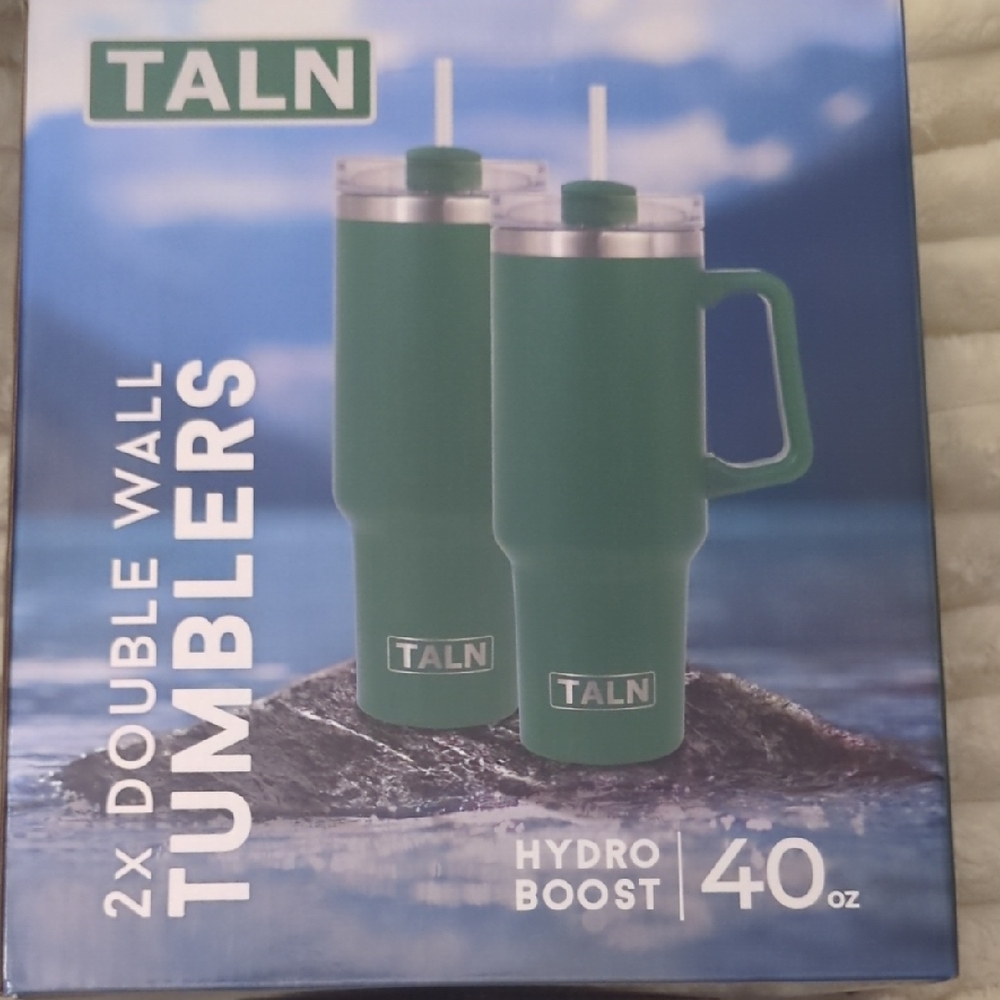 Green 40oz Hydro Boost Double Wall Tumbler Set